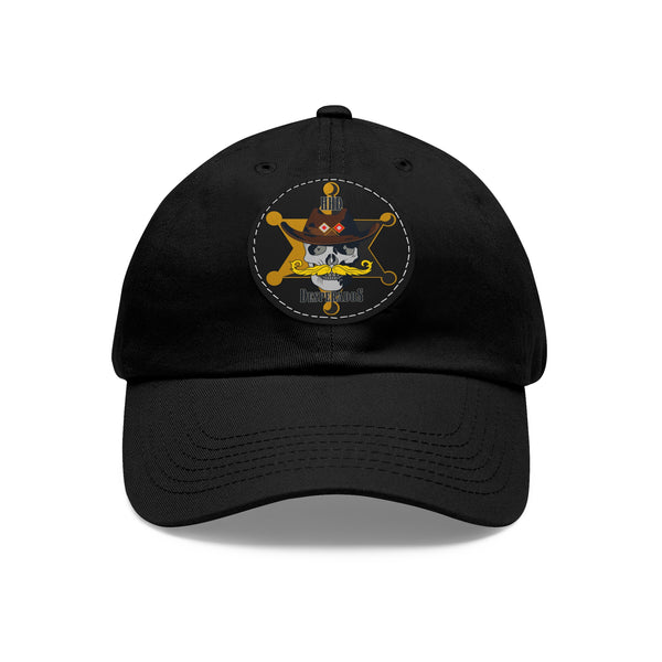 Desperados Hat with Leather Patch (Round)