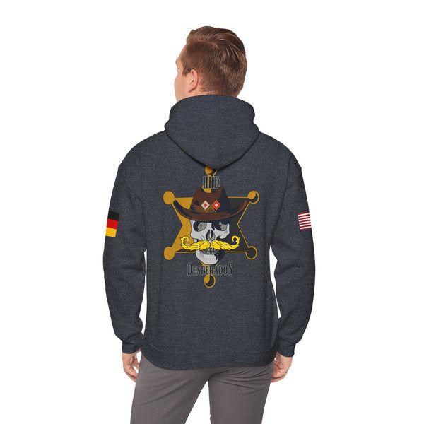 Desperados - Flags on Sleeves - Unisex Heavy Blend™ Hooded Sweatshirt