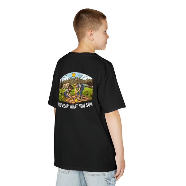Camping Smiles! - Kids Heavy Cotton Tee