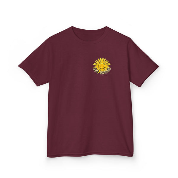 Camping Smiles! - Kids Heavy Cotton Tee