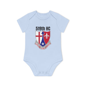 519th HC - Baby Organic Short Sleeve Bodysuit - Printed in Germany