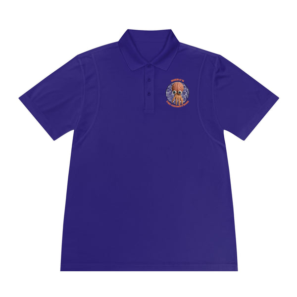 CAB - Orange text - Men's Sport Polo Shirt