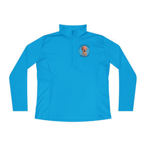CAB Big Brains - Ladies Quarter-Zip Pullover
