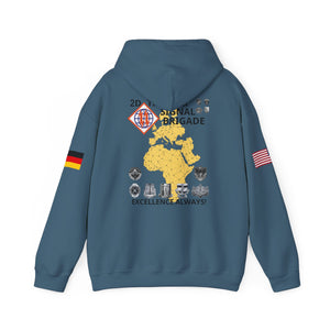 52D SSB - Flags on Sleeves - Unisex Heavy Blend™ Hooded Sweatshirt