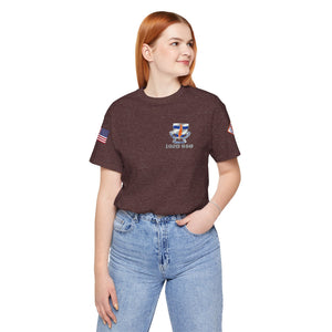102d SSB - Sleeve with USA/2TSB - Unisex Jersey Short Sleeve Tee
