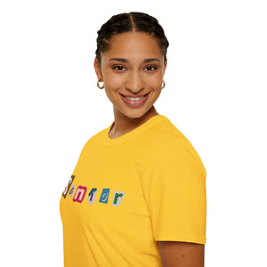 Senior - Adult Sizing - Blank Back - Unisex Softstyle T-Shirt