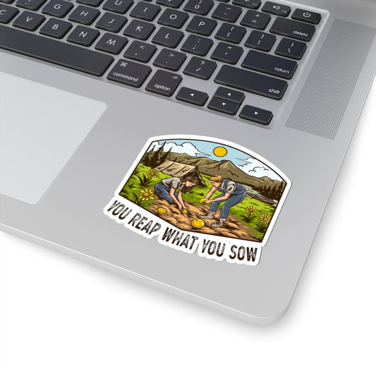 Camping Sow and Reap - Kiss-Cut Stickers