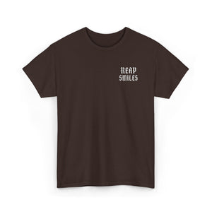 Reap Smiles - Embroidery - Unisex Heavy Cotton Tee