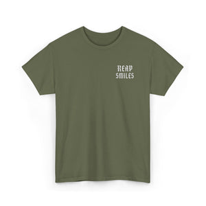 Reap Smiles - Embroidery - Unisex Heavy Cotton Tee