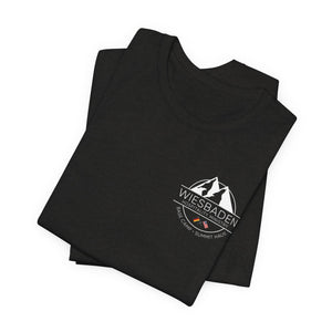 WHM - Flags on Sleeves - Unisex Jersey Short Sleeve Tee