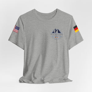 WHM - Flags on Sleeves - Unisex Jersey Short Sleeve Tee