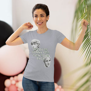 Turn Around With A Smile -  Women's Triblend Tee