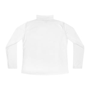 CAB Sword - Orange text - Ladies Quarter-Zip Pullover