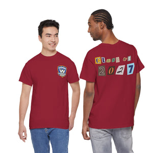 WHS Class of 2027 - Adult Sizes - Unisex Heavy Cotton Tee