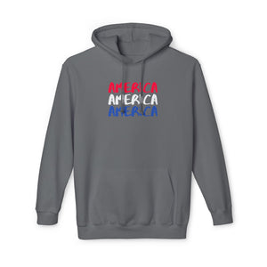 America x3!!! - Unisex Hooded Sweatshirt, Made in US