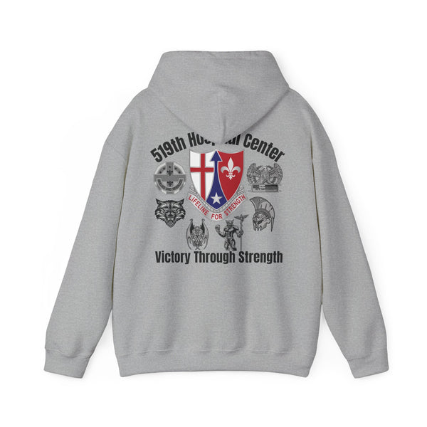 Elite Coach - 512th Field Hospital - Unisex Heavy Blend™ Hooded Sweatshirt