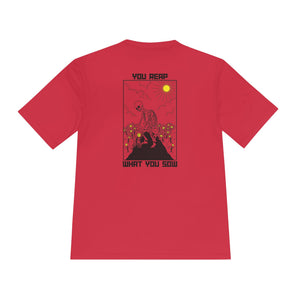 Sow Smiles - SKELETON BACK- Moisture Wicking Tee