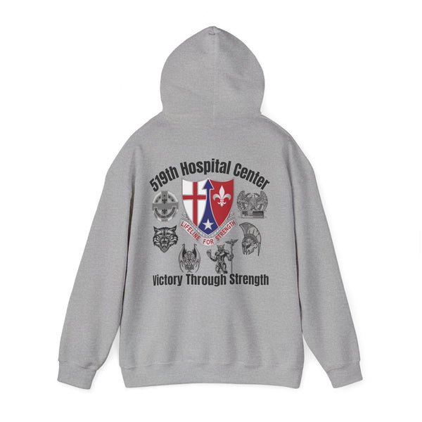Elite Coach - 512th Field Hospital - Unisex Heavy Blend™ Hooded Sweatshirt