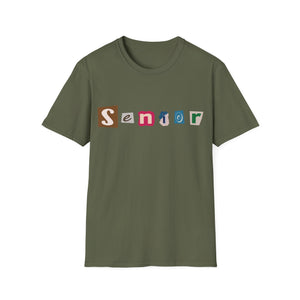Senior - Adult Sizing - Blank Back - Unisex Softstyle T-Shirt