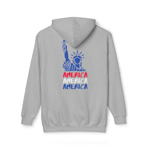 America x3!!! - Unisex Hooded Sweatshirt, Made in US