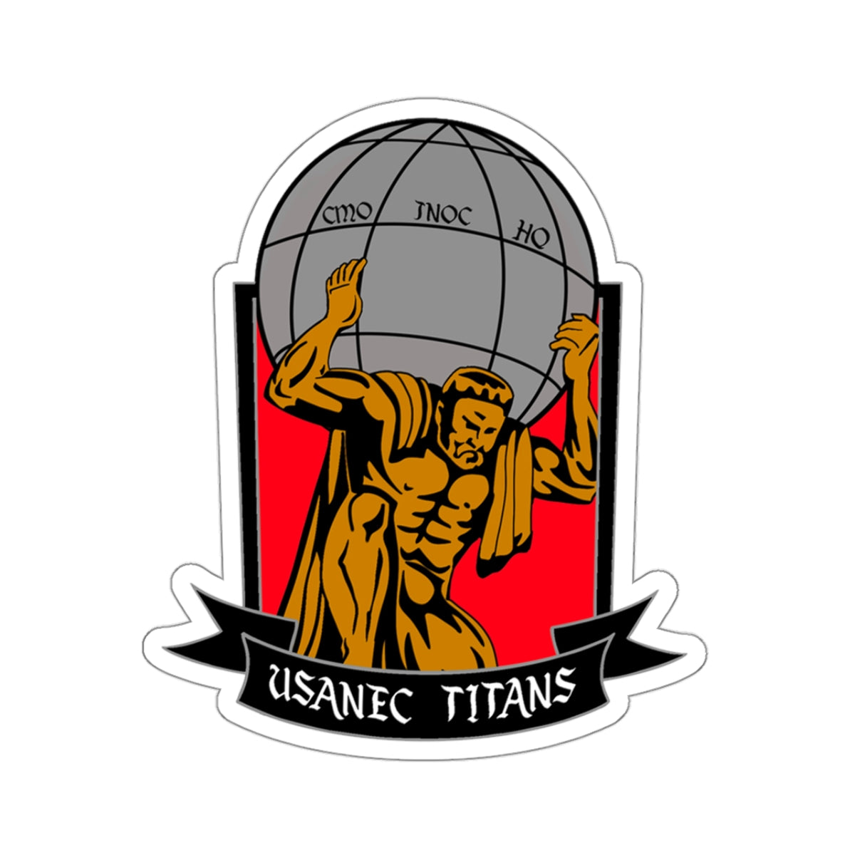 USANEC TITANS - Kiss-Cut Stickers