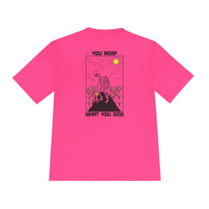 Sow Smiles - SKELETON BACK- Moisture Wicking Tee