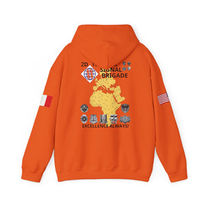 509th SSB - Flags on Sleeves - Unisex Heavy Blend™ Hooded Sweatshirt