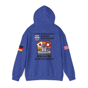 S4 - Option 1 - 102D SSB - Flags on Sleeves - Unisex Heavy Blend™ Hooded Sweatshirt