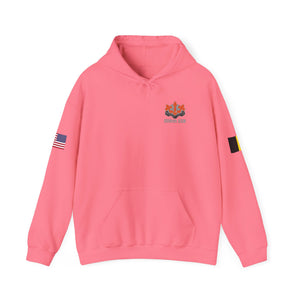 509th SSB - Flags on Sleeves - Unisex Heavy Blend™ Hooded Sweatshirt
