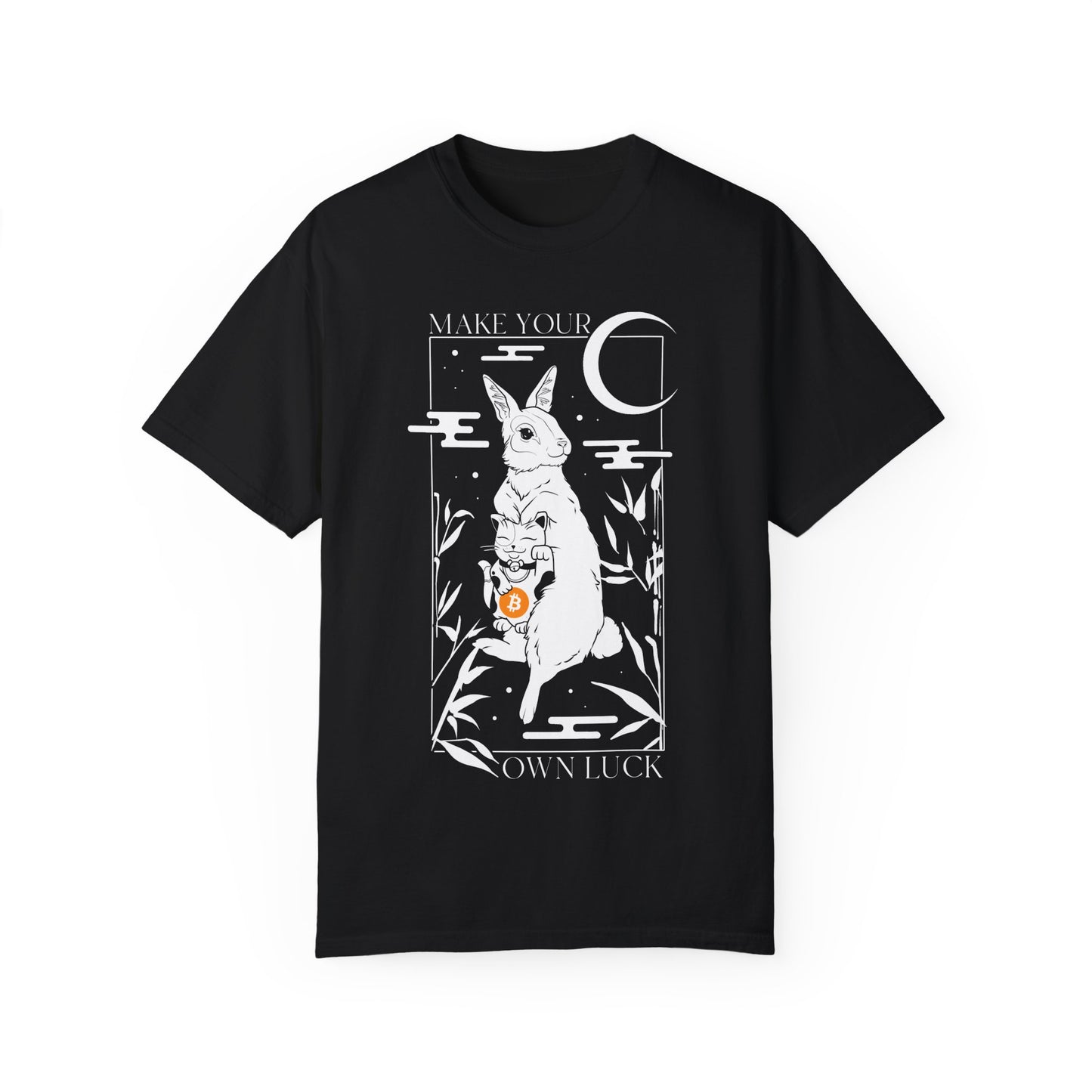 Bitcoin Lucky! - Rabbit - Unisex Garment-Dyed T-shirt