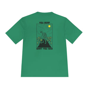 Sow Smiles - SKELETON BACK- Moisture Wicking Tee
