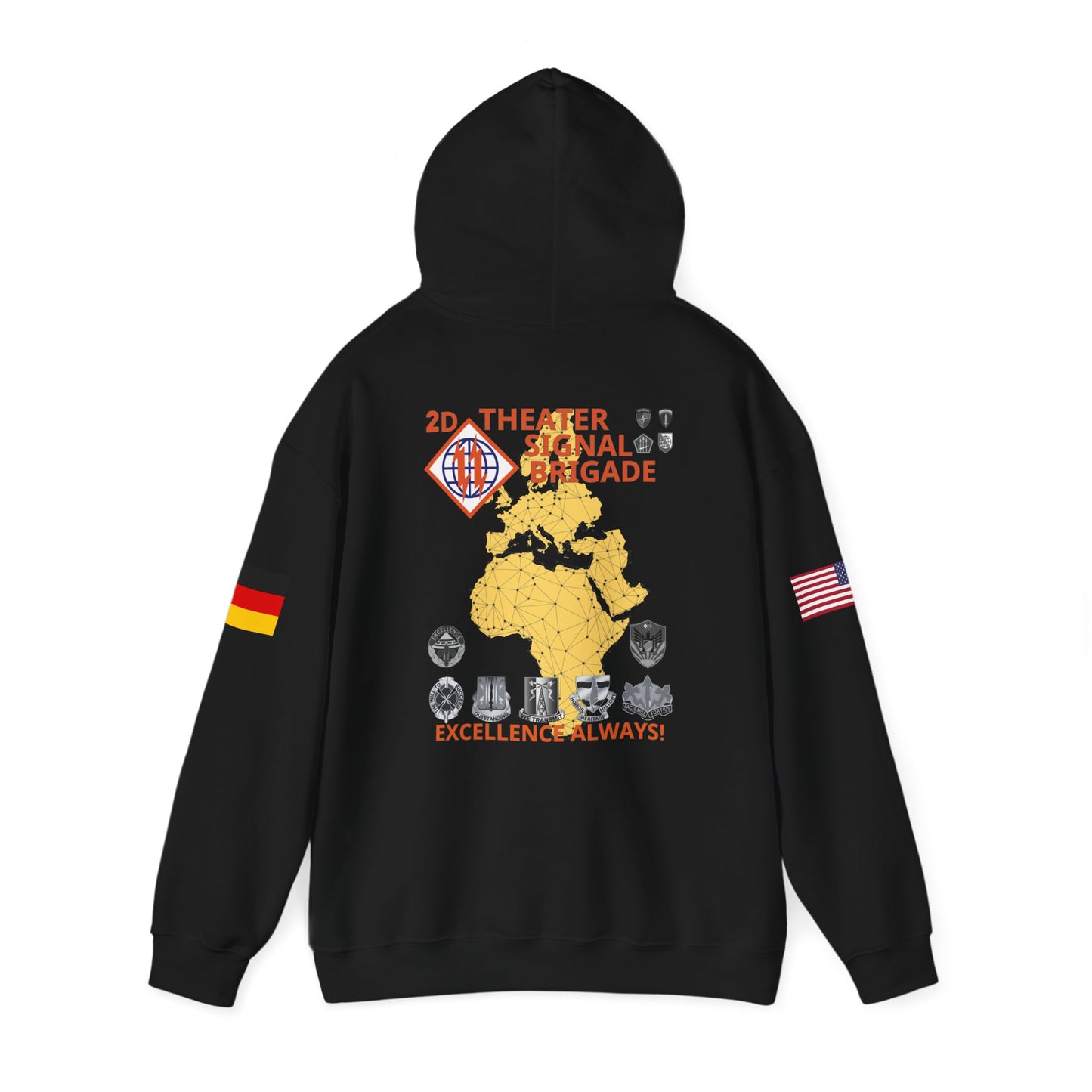 2TSB - Flags on Sleeves - Unisex Heavy Blend™ Hooded SweatshirT