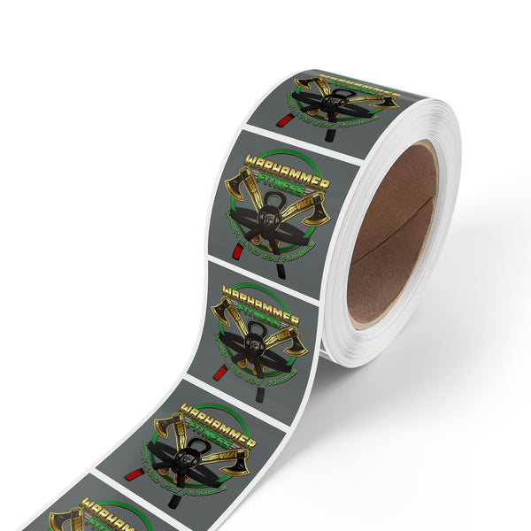 Warhammer Fitness Sticker Labels