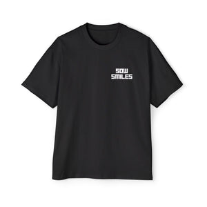 Sow Smiles! - Skeleton Back - Heavy Oversized Tee