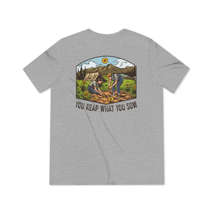 Bitcoin Camping! -  Triblend Tee