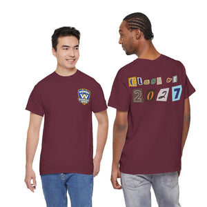 WHS Class of 2027 - Adult Sizes - Unisex Heavy Cotton Tee