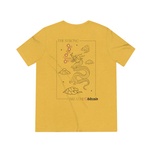 The Strong Breathe Bitcoin! - Triblend Tee