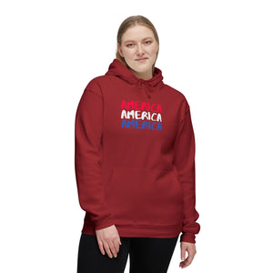 America x3!!! - Unisex Hooded Sweatshirt, Made in US