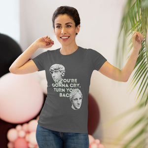 Turn Around With A Smile -  Women's Triblend Tee
