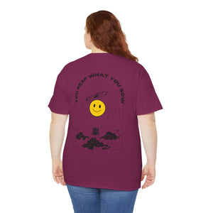 Sow Smiles into the Universe! - Unisex Heavy Cotton Tee