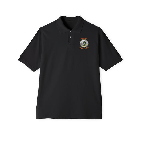 CSD Dragon - Orange text - Men's Piqué Polo
