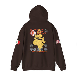509th SSB - Flags on Sleeves - Unisex Heavy Blend™ Hooded Sweatshirt