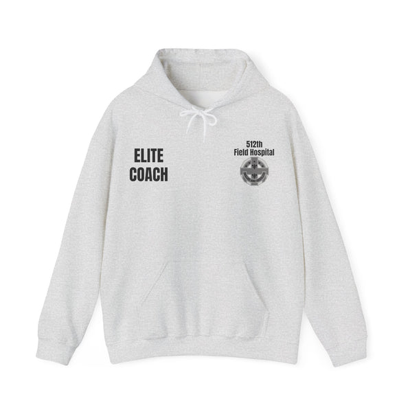 Elite Coach - 512th Field Hospital - Unisex Heavy Blend™ Hooded Sweatshirt