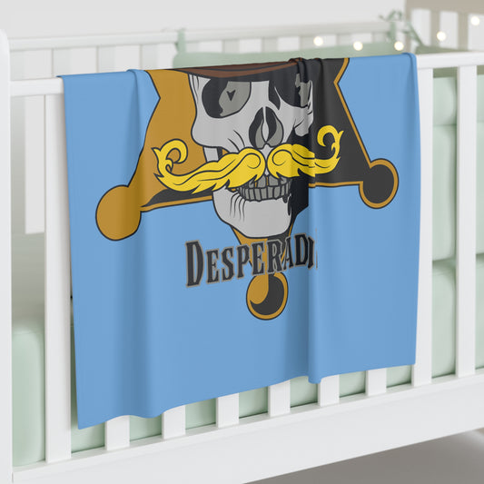 Desperados Light Blue Baby Swaddle Blanket