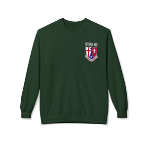 519th Hospital Center - Unisex Midweight Softstyle Fleece Crewneck Sweatshirt