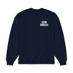 Sow Smiles German - Skeleton Back - Unisex Organic Oversized Sweatshirt Radder 2.0