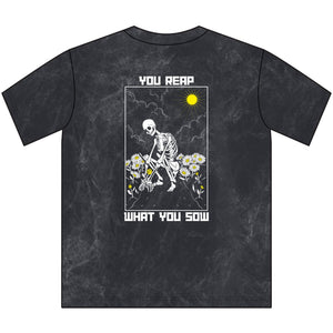 Sow Smiles! - Skeleton Back - Vintage Crewneck Tee