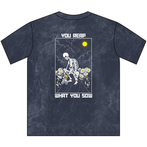Sow Smiles! - Skeleton Back - Vintage Crewneck Tee