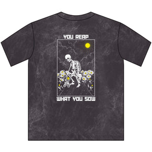 Sow Smiles! - Skeleton Back - Vintage Crewneck Tee