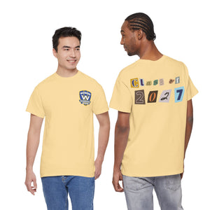 WHS Class of 2027 - Adult Sizes - Unisex Heavy Cotton Tee